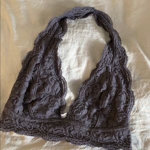 Grey Urban Outfitters Halter Bralette